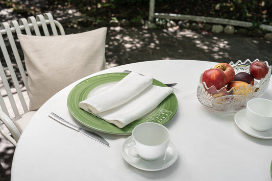 100% hemp tablecloth for a convivial and sustainable table