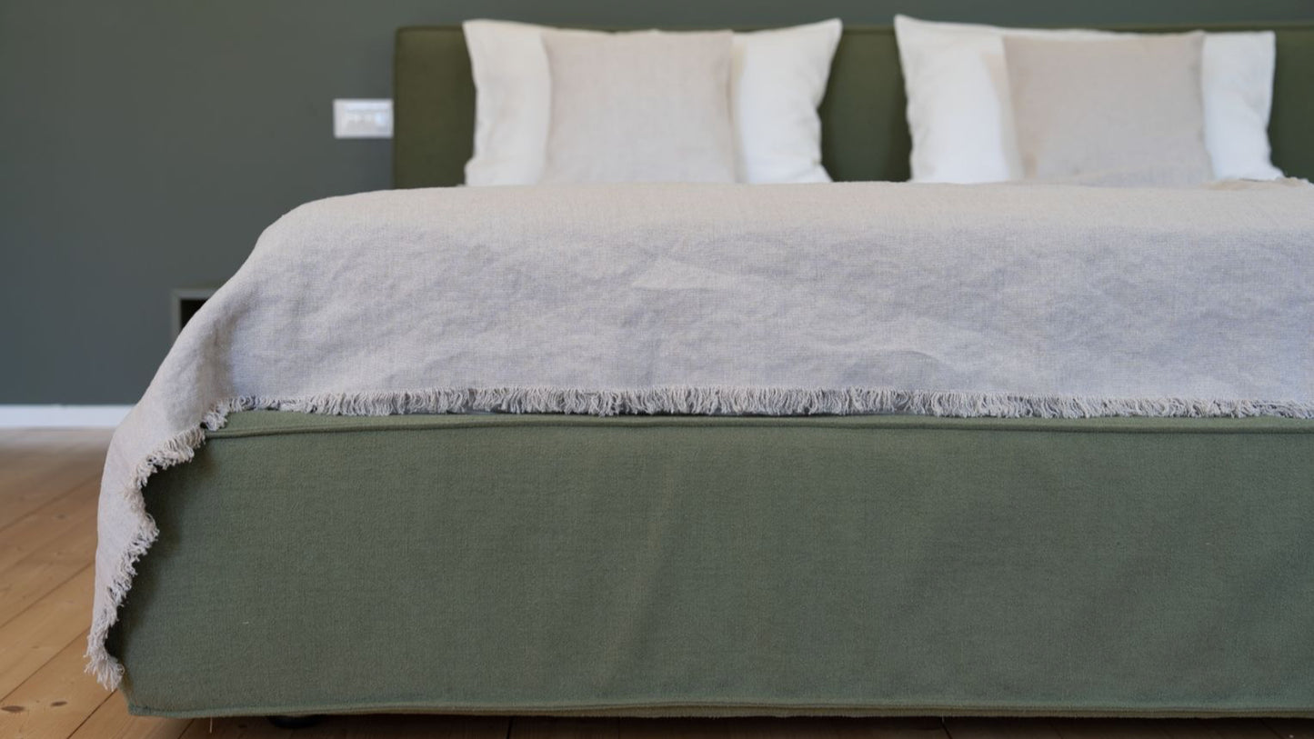 cuscino decorativo 100% canapa europea per uno stile naturale e senza tempo