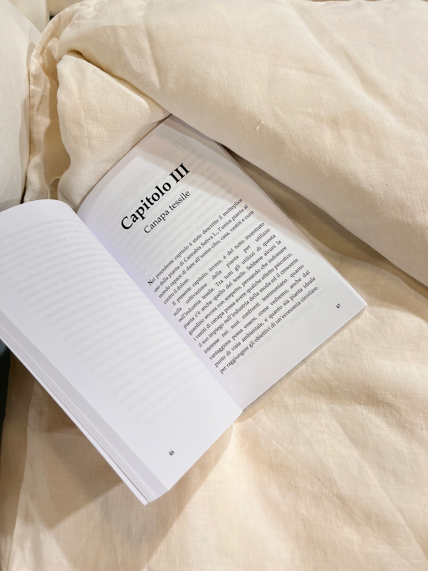 copripiumino in 100% canapa per un sonno morbido e avvolgente