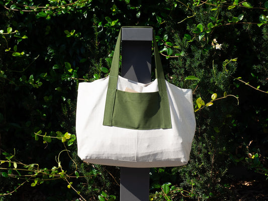 borsa wellness & every day in cotone e canapa europea essenziale e resistente