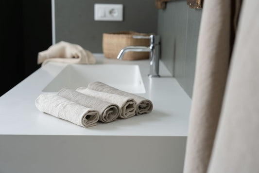 asciugamano viso 100% canapa europea per una freschezza naturale e quotidiana